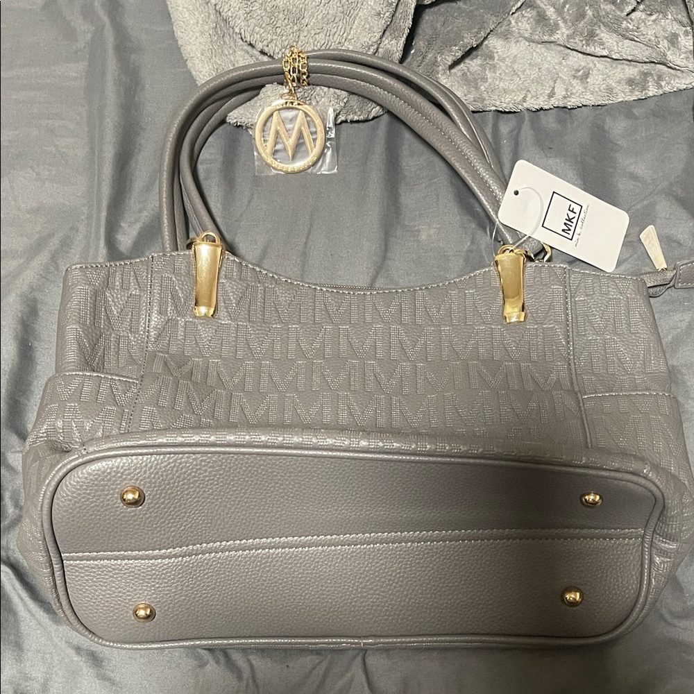 Gray Tote Bag